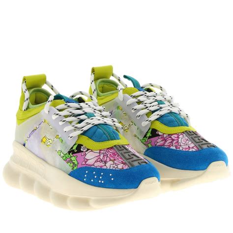 versace shoes colorful